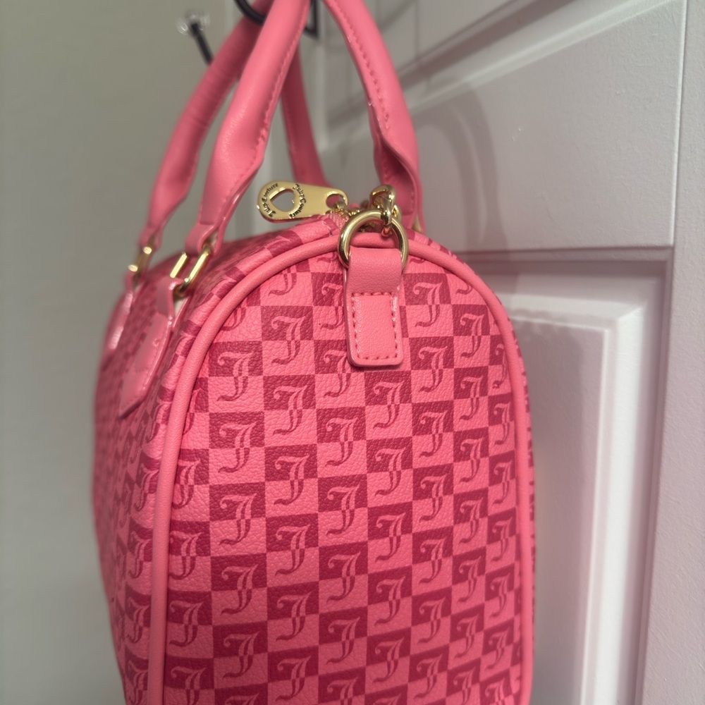 Juicy Couture pink PINK LEMONADE FAME SATCHEL and matching wallet Set - Picture 4 of 7